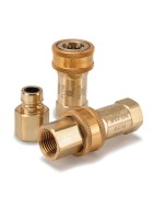 Natural Gas - Propane Gas Quick Couplings, ANSI Z21.41-1998 and CSA 6.9-M98, up to 0.5 psi - GF Series Nipples