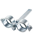 Pioneer Breakaway Clamps for 1/2" Body Size Agricultural Quick Couplings with Push - Pull / Double Acting Sleeves