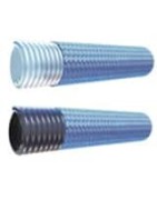 Convoluted PTFE Hose with Polypropylene Braid - PCW/PCB