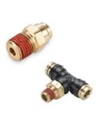 Air Brake D.O.T. composite & brass push-to-connect fittings, PTC