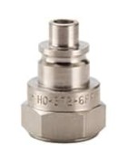 High Pressure, Unvalved, Steel Quick Couplings with Sleeve Lock (hydraulic) up to 15,000 psi - HO Series Nipples